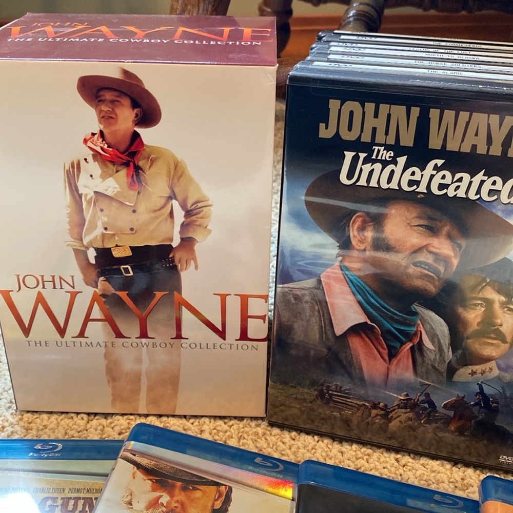 John Wayne, Clint Eastwood, western DVD and Blu Ray Collection - Picture 2 of 7